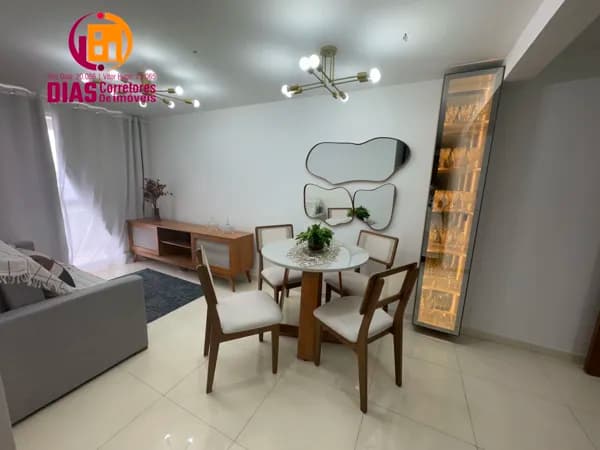Alugo apartamento com 65m² mobiliado, varanda panorâmica para mar, 2/4, suíte, 2 vagas- Piatâ - Salvador /Ba.