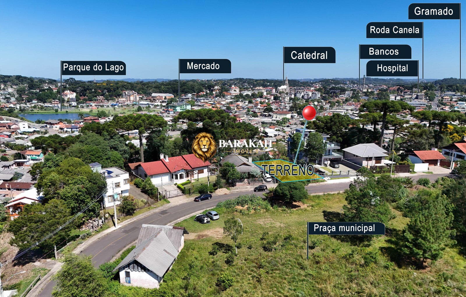 Terreno à venda no bairro Eugênio Ferreira - Canela/RS