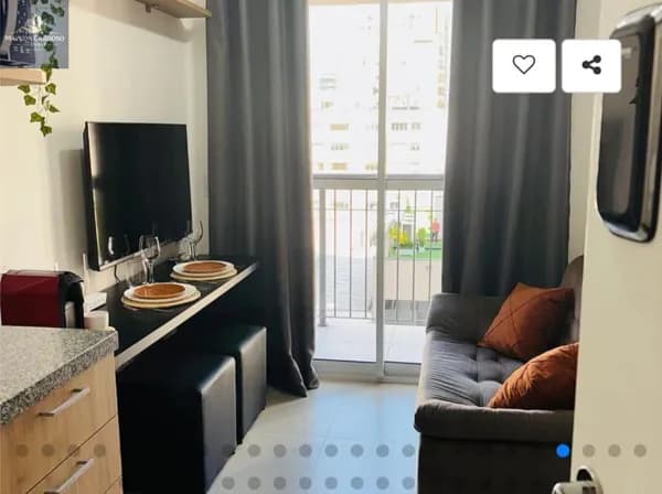 Studio Mobiliado para Locação na Vila Olímpia – Condomínio Viva Benx Casa do Ator