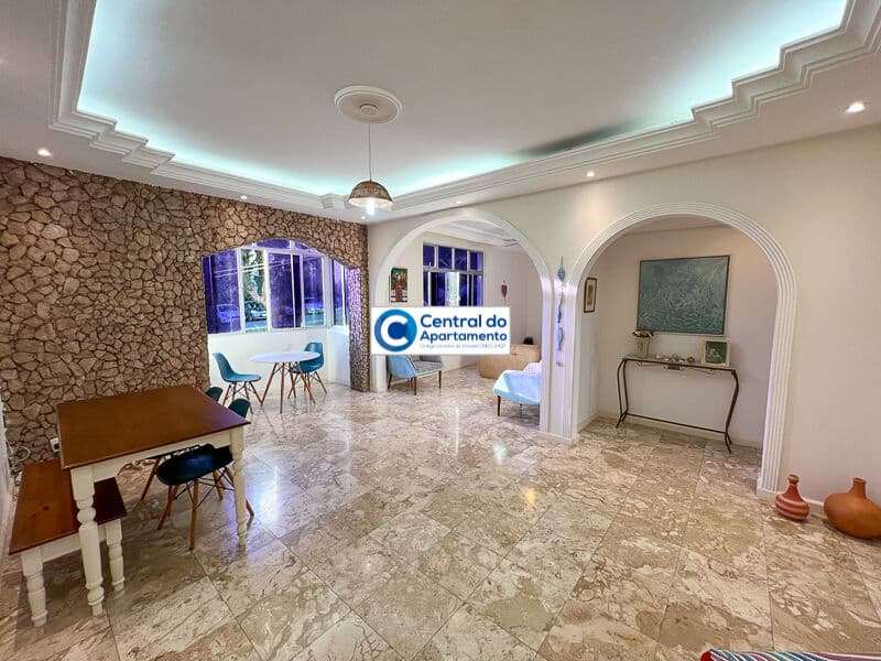 Apartamento com 3/4, suíte, 130m2, Barra, Carnaval de Salvador-BA