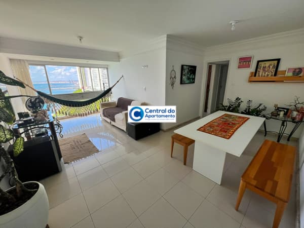 Apartamento com 3/4, suíte, ar, Corredor da Vitória, aluguel carnaval de Salvador-BA