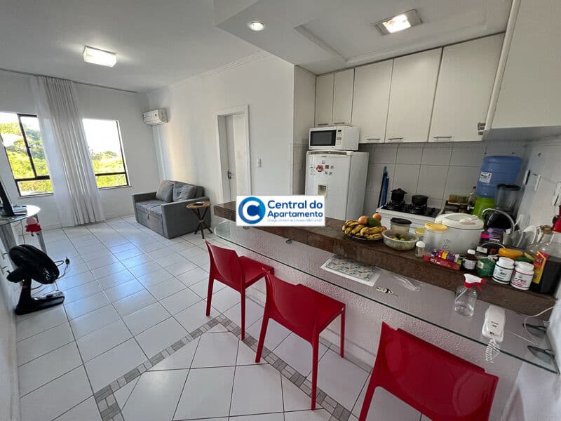 Aluguel de apartamento para o carnaval de Salvador, quarto e sala com ar, Ondina.