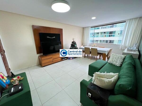 Apartamento com 3/4, suíte, ar, Barra, carnaval de Salvador-BA.