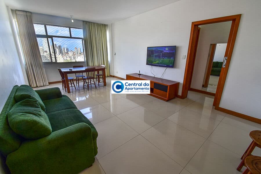 Apartamento com 3 quartos com ar condicionado na Barra, aluguel carnaval de Salvador-BA
