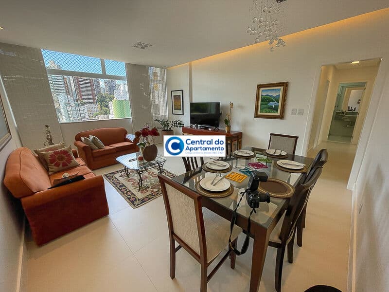 Apartamento com 3 quartos, suíte, ar, Barra, Carnaval de Salvador-BA