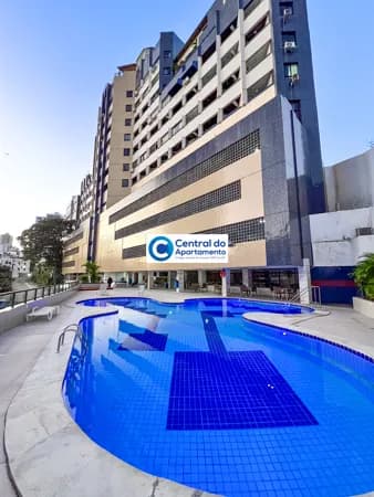 Apartamento com ar e piscina, aluguel carnaval, Ondina, Salvador-BA