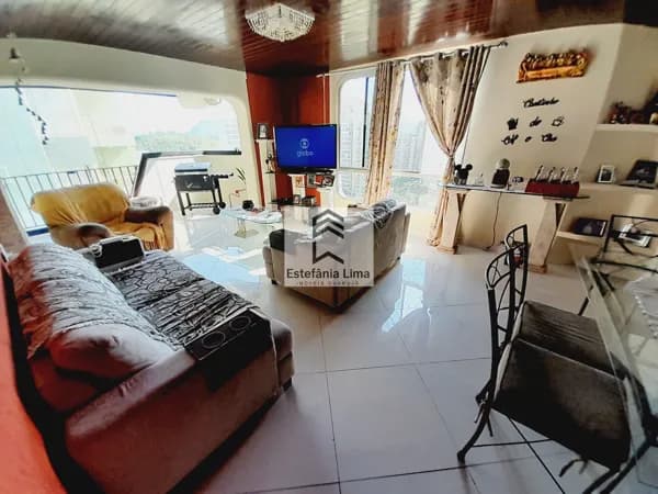 Apartamento com Vista Privilegiada ao Mar!!! 3 Dormitórios