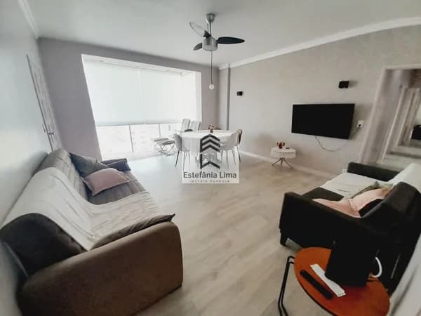 Apartamento em Pitangueiras Vista ao Mar - 3 Dormitórios