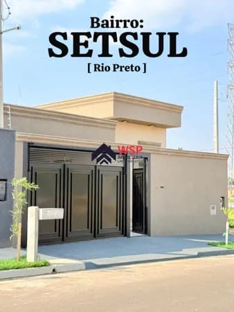 Casa em São José do Rio Preto - Residencial Setsul II