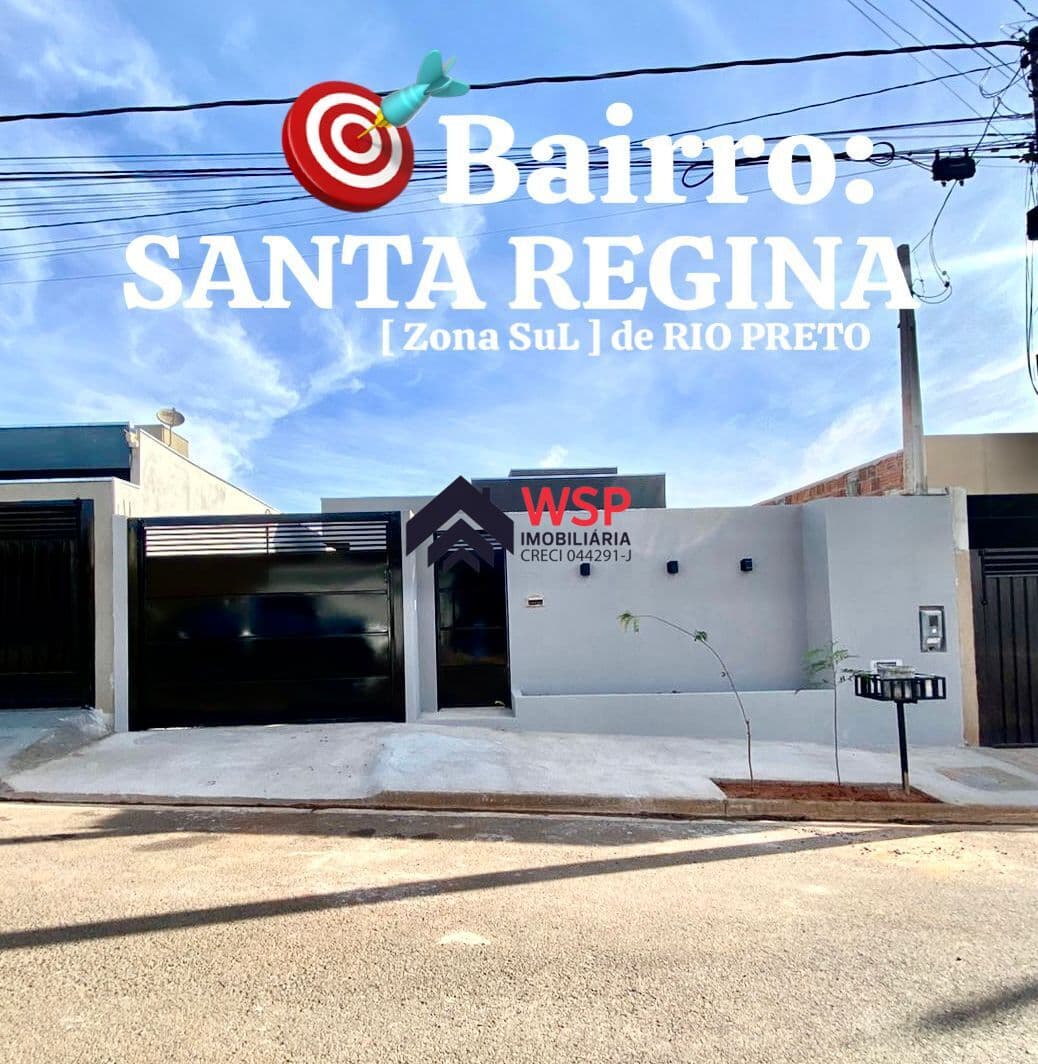 Casa em São José do Rio Preto - Residencial Santa Regina