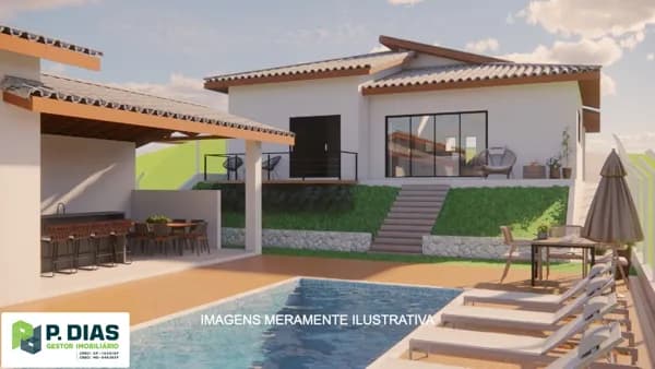 Casa Colonial Moderna em Condomínio Fechado de Pinhalzinho – Luxo e Conforto!
