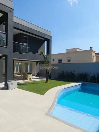 Casa nova nunca habitada com 4 suítes a venda em Tamboré, Santana de Parnaíba, SP