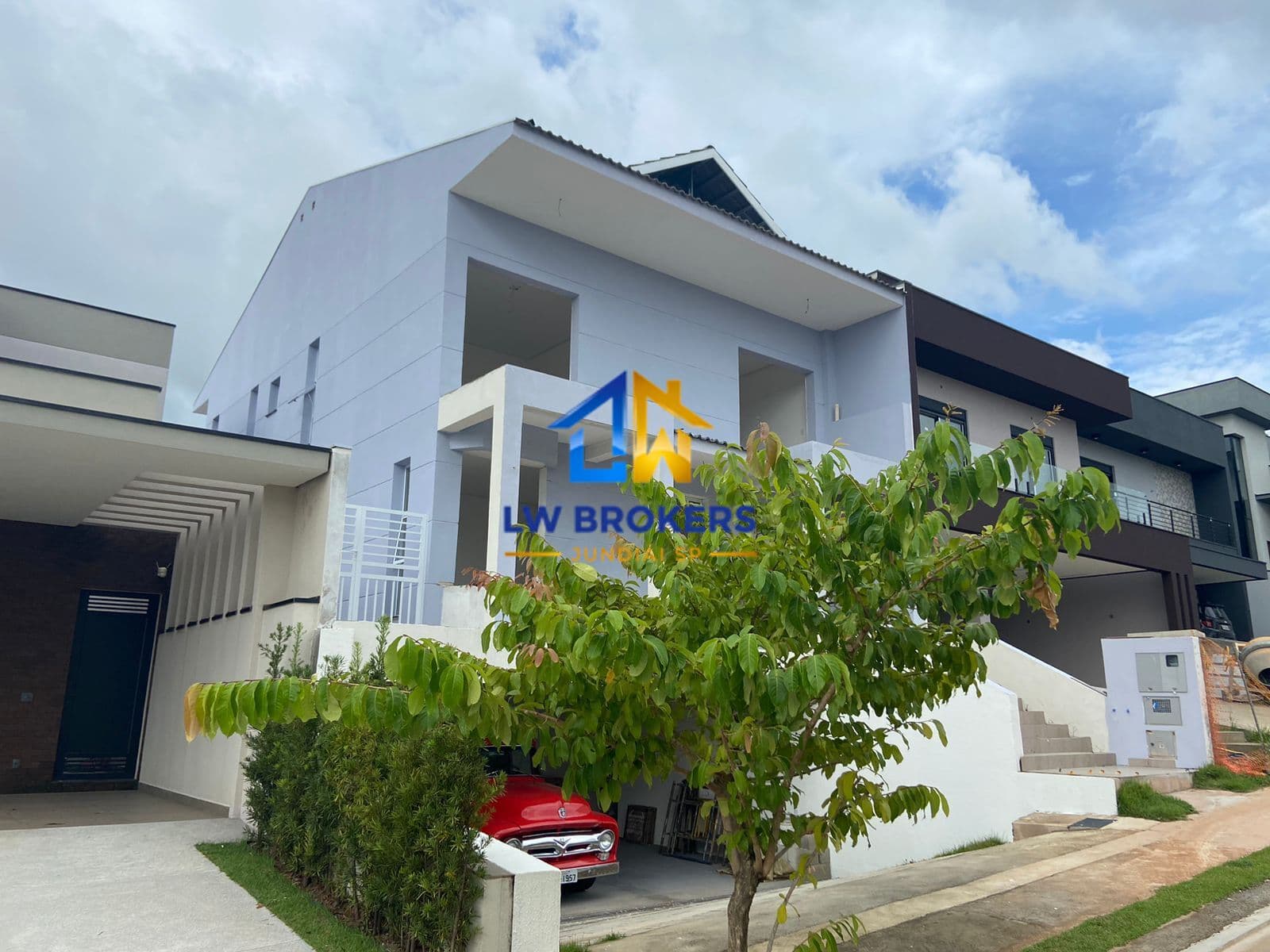 Casa em construção no Condomínio Brisas da Mata.