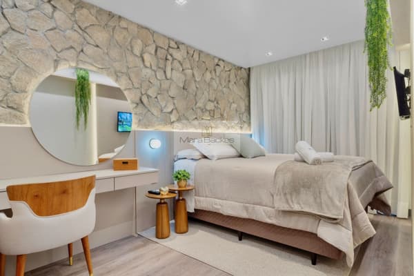 Apartamento Novo 1 Suíte Decorado La Piedra