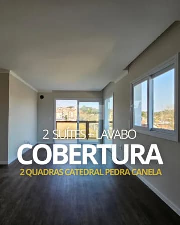 Apartamento Cobertura de 2 Suítes Frente Rua no Centro Canela