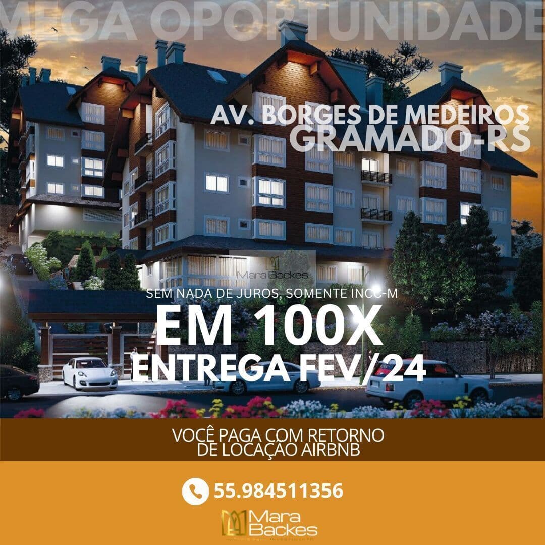 Apartamento 2 Suítes na Borges de Medeiros em Gramado