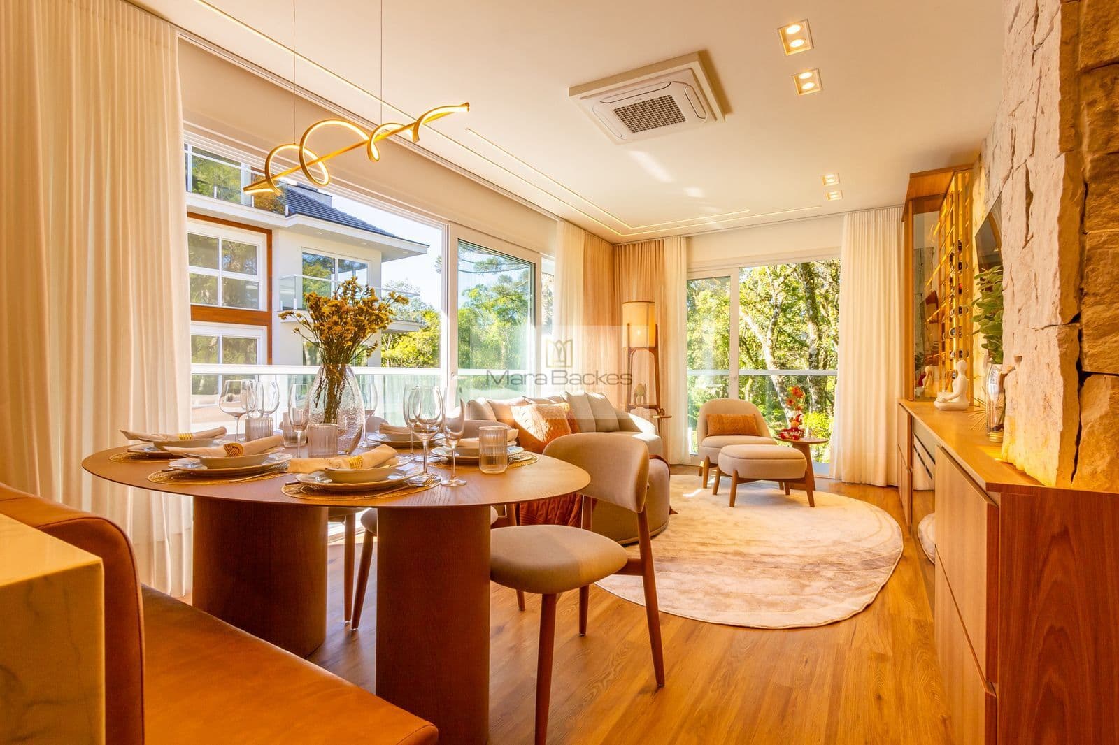 Apartamento 2 Suítes Decorado de Luxo no Club Vêneto Gramado