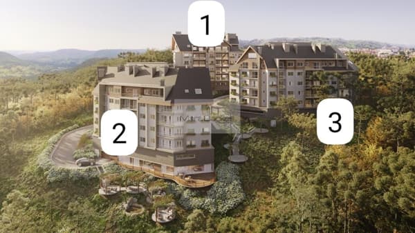 Apartamento 1 Suíte Com Vista Para o Vale do Quilombo, Gramado/RS
