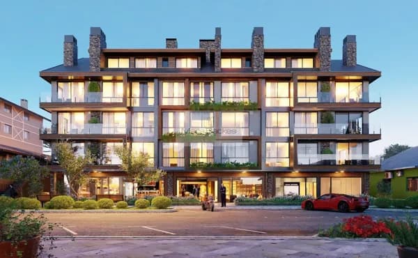 Apartamento 2 suítes Araucá no Centro, Canela/RS