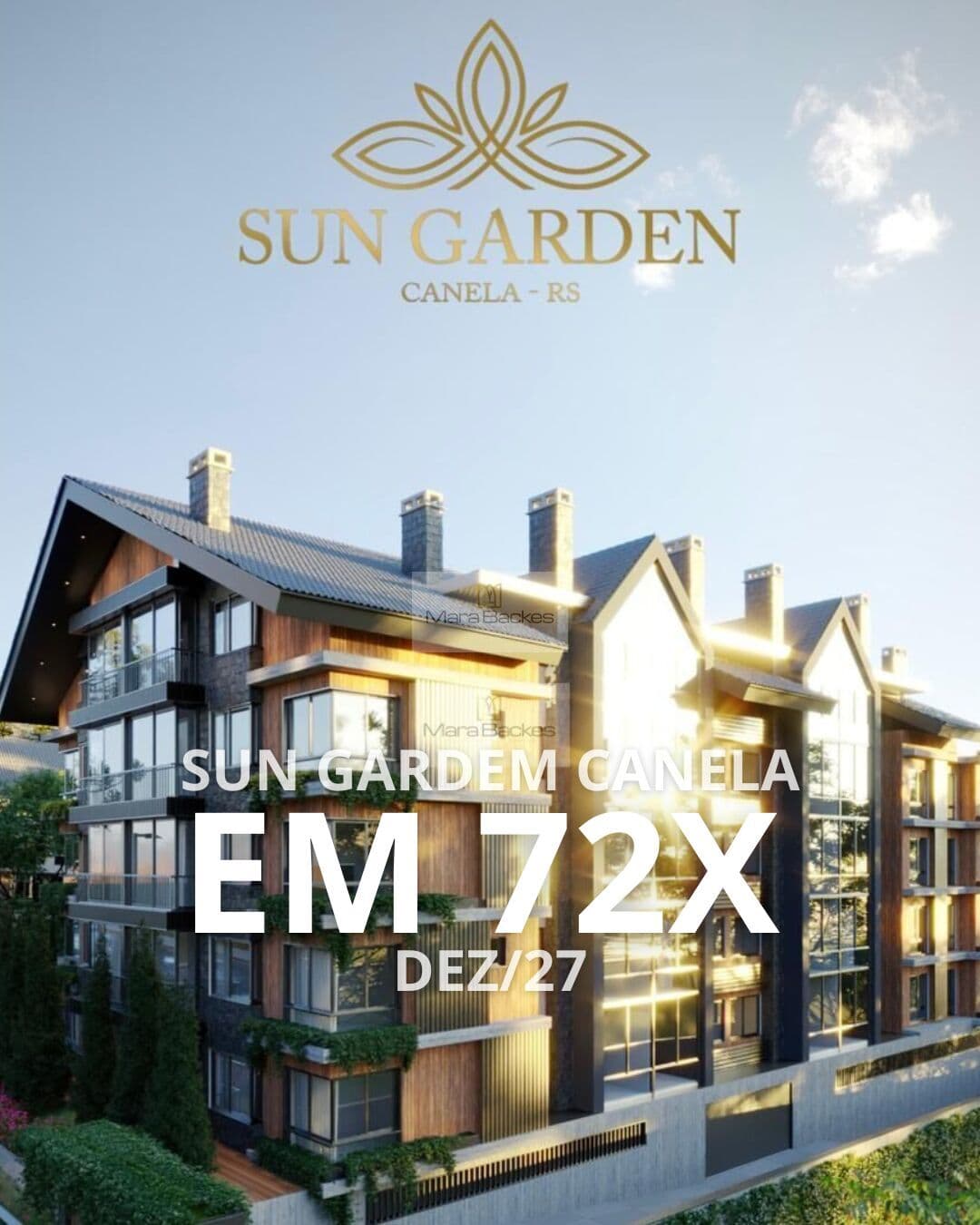 Apartamento Sun Garden Suíte mais Lavabo no Centro Canela