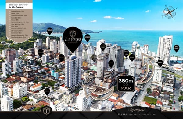 Apartamento 2 Dormitórios Itapema em 100x