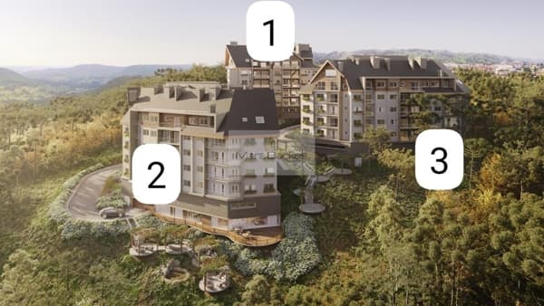 Apartamento 1 Suíte Com Vista Para o Vale do Quilombo, Gramado/RS