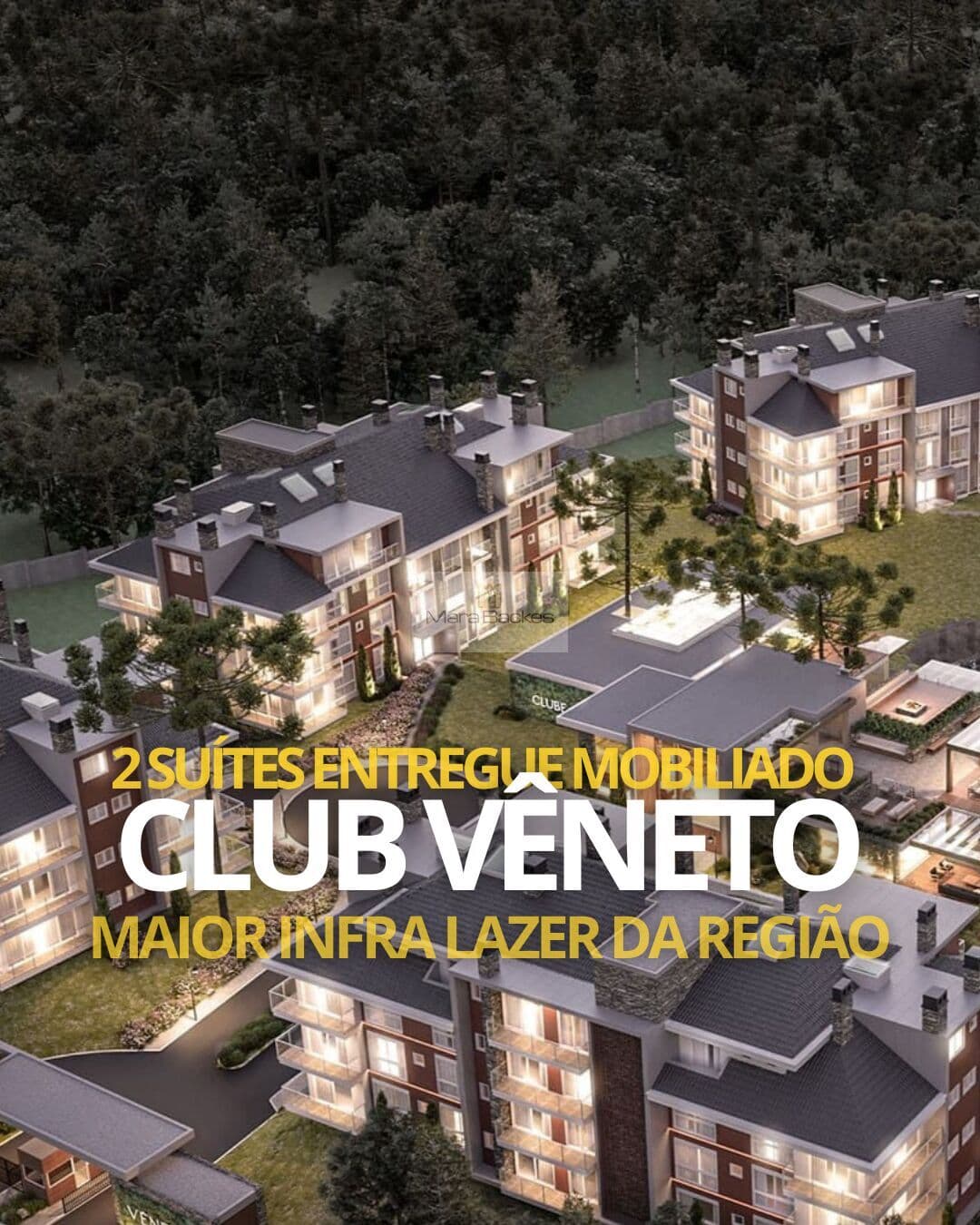 Apartamento MOBILIADO Vêneto Torre Garda 2 Suítes + Lavabo