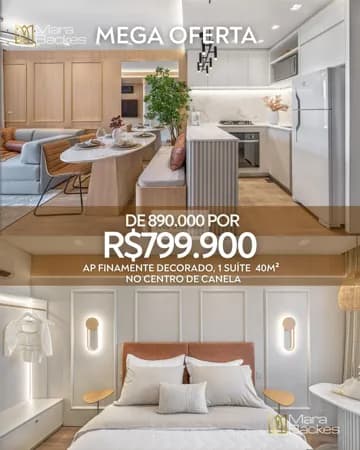 Apartamento 1 Suíte Luxuosamente Decorado