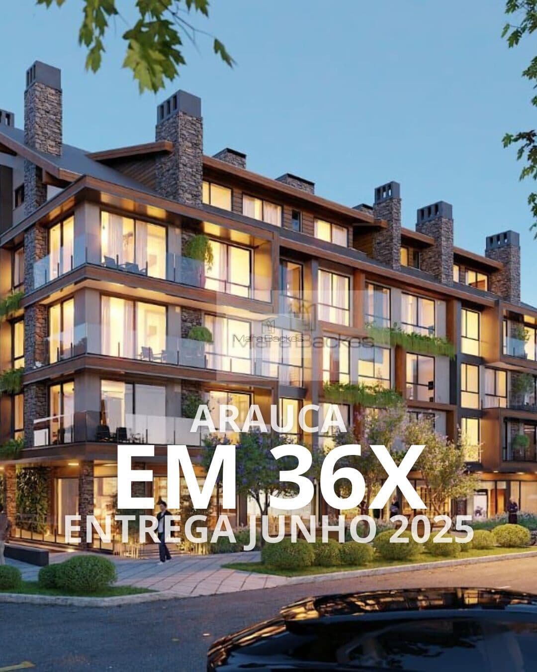 Apartamento 2 suítes Araucá no Centro, Canela/RS