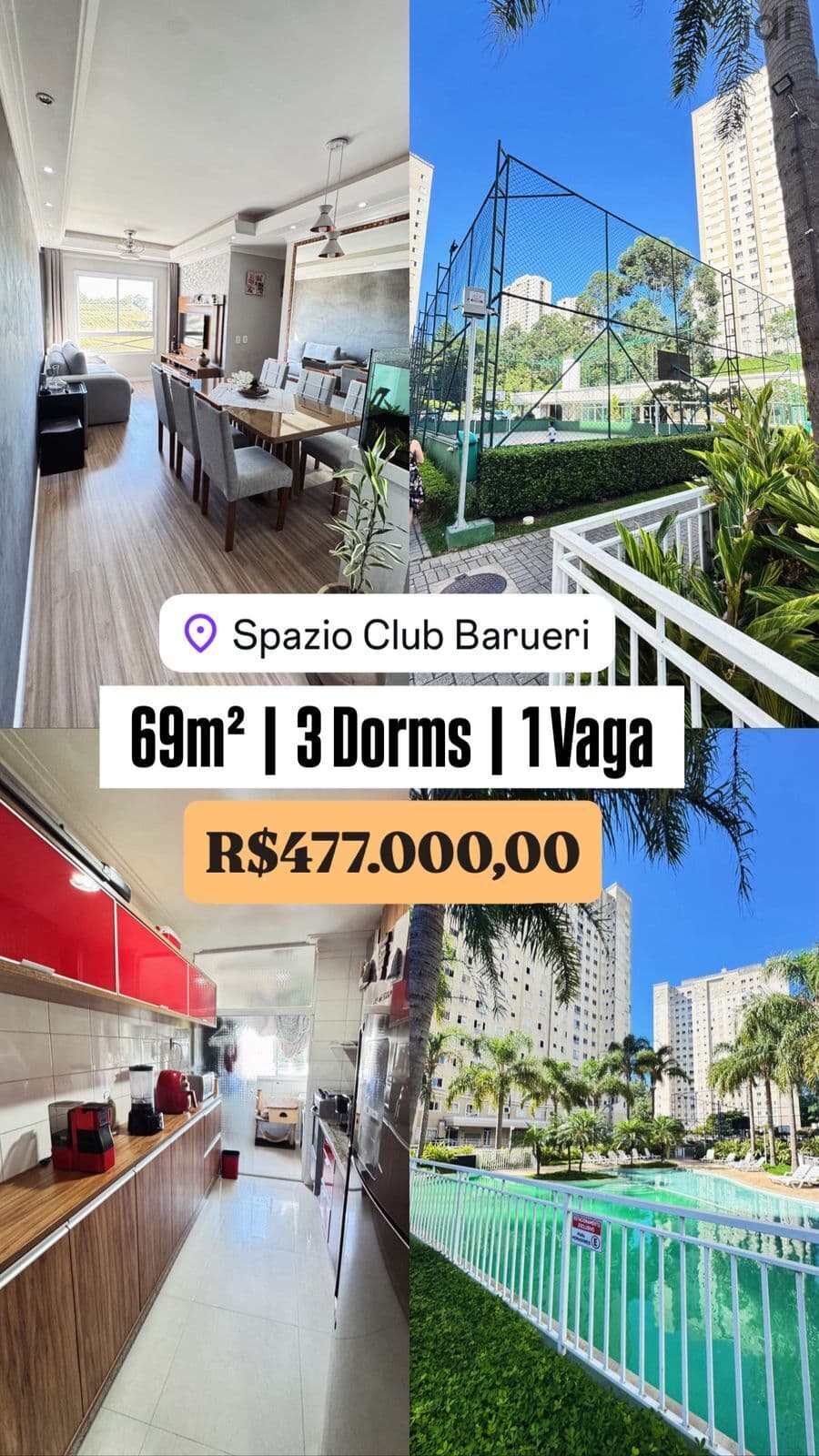 Apartamento em Alphaville Industrial, Barueri/SP