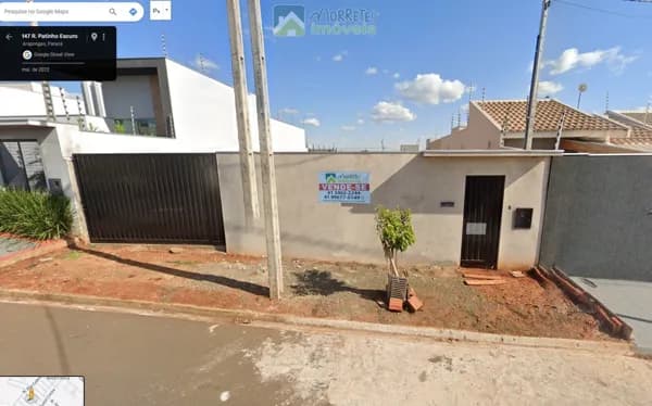 Terreno em Arapongas Loteamento 90% construído com 252m² Murado com portão