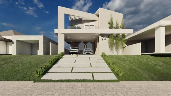 Casa com 3 suítes no Serra Azul