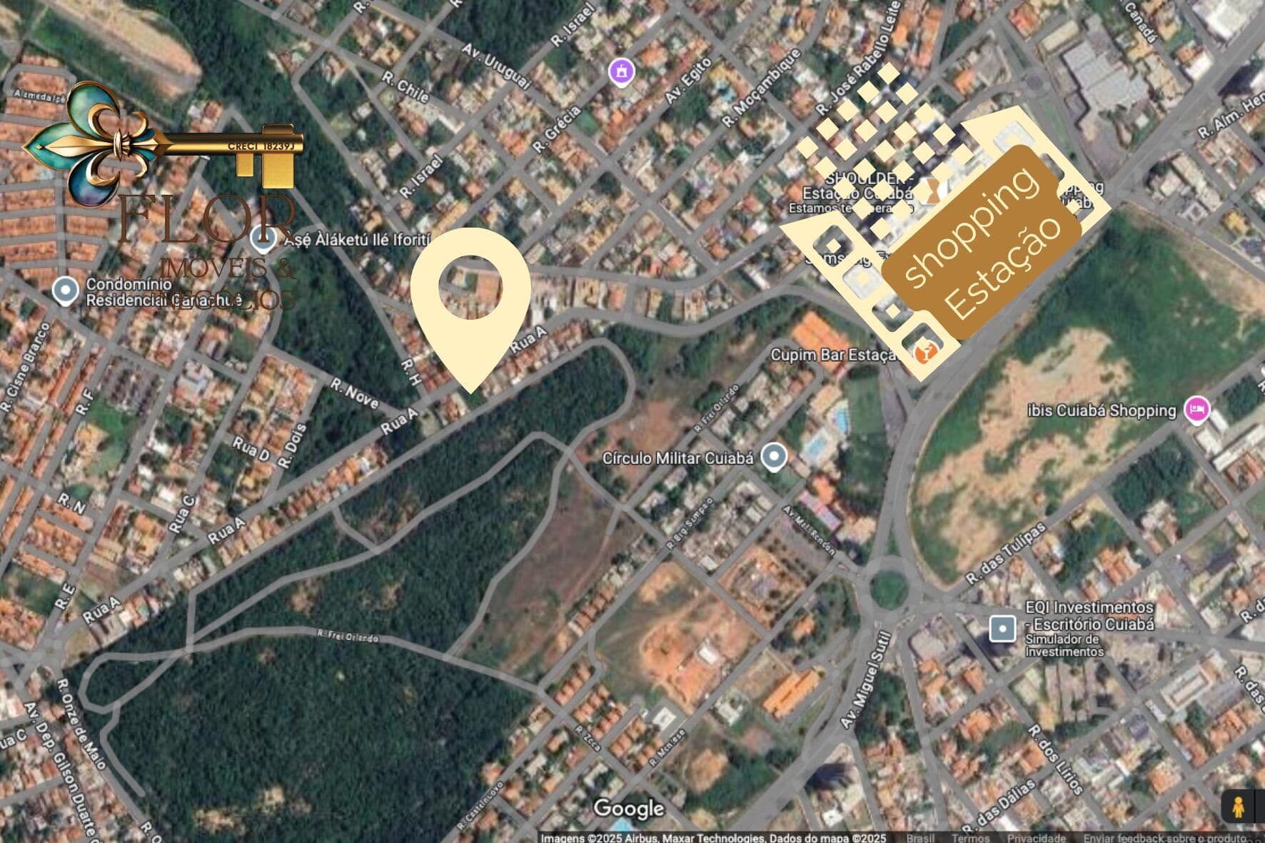 Terrenos à venda no Jardim Flamboyant, Cuiabá – 864m² ao lado do Shopping Estação, prontos para construir