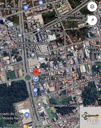 Terreno 3000m2 na Barão de Melgaço, Cuiabá