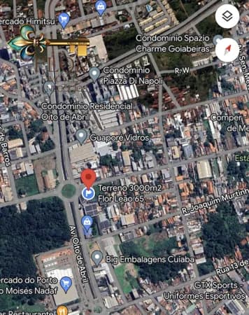 Terreno 3000m2 na Barão de Melgaço, Cuiabá