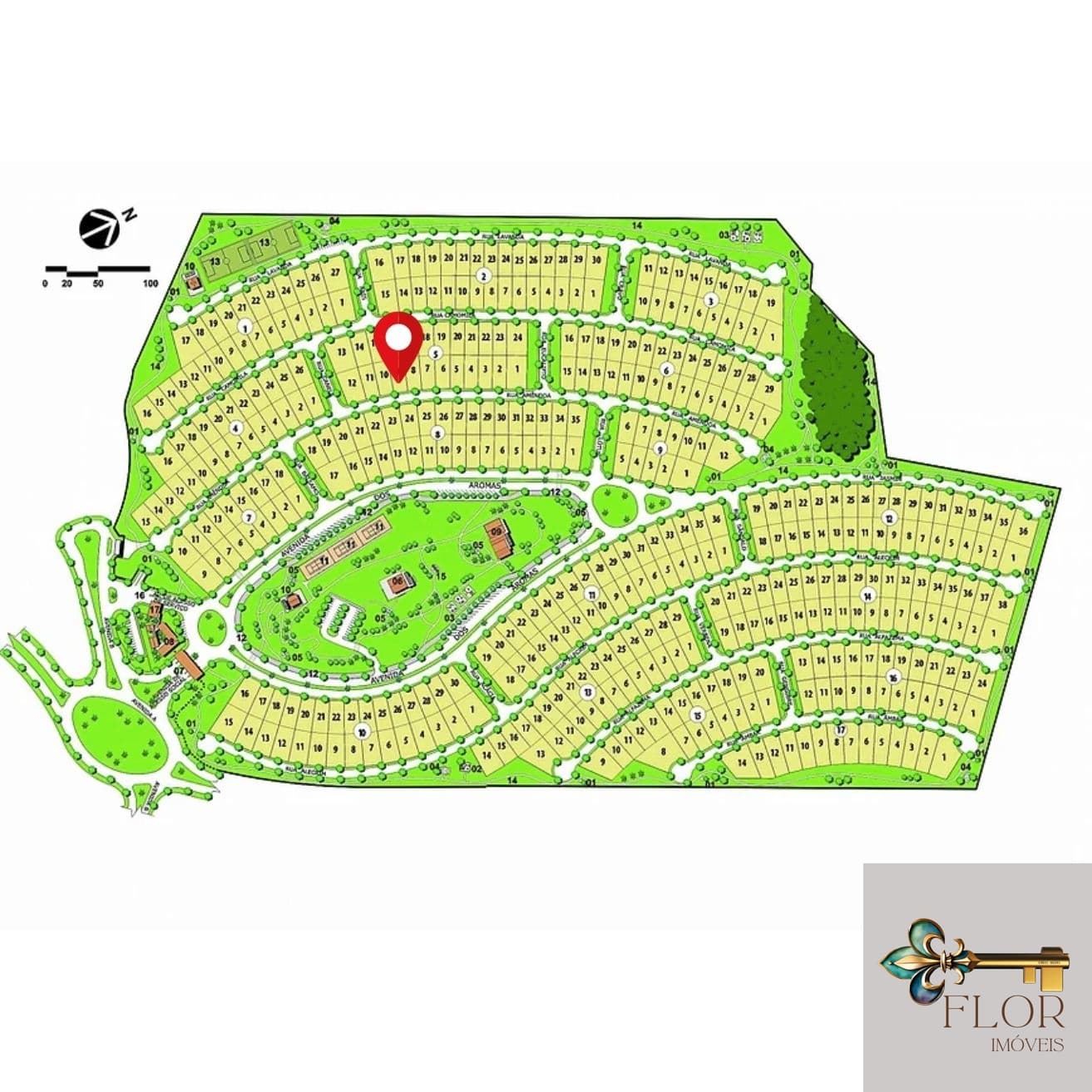 Terreno com Vista Exclusiva no Condomínio Villa Jardim, Cuiabá-MT