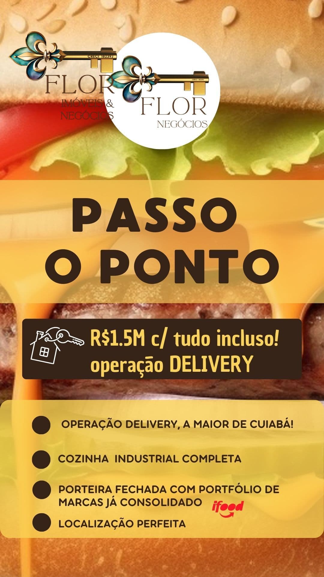 Invista na Maior Operação Delivery de Cuiabá – Sucesso Garantido! Loja Ponto Comercial - Gastronomia - Operação de Delivery