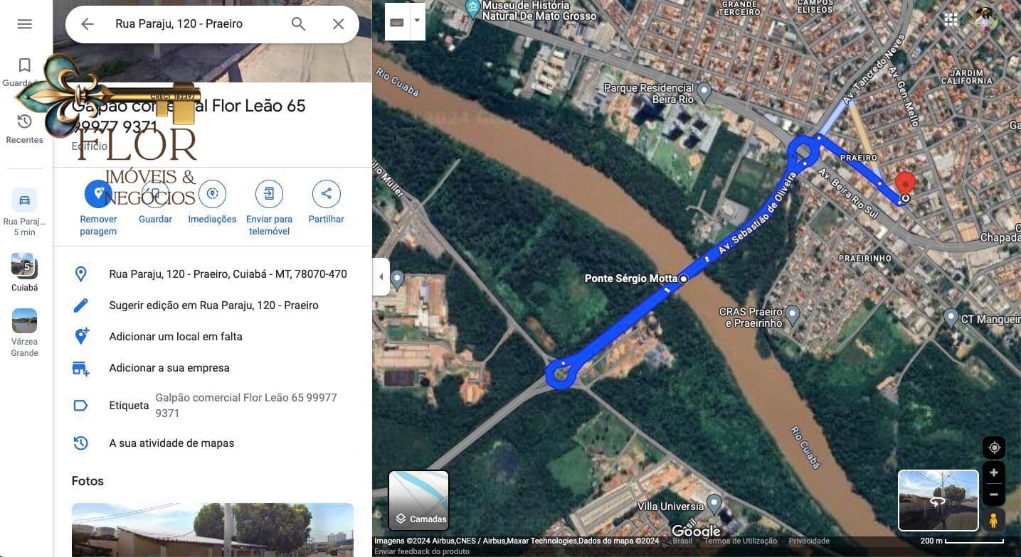 Galpão/Depósito/Armazém em Cuiabá - Praeiro