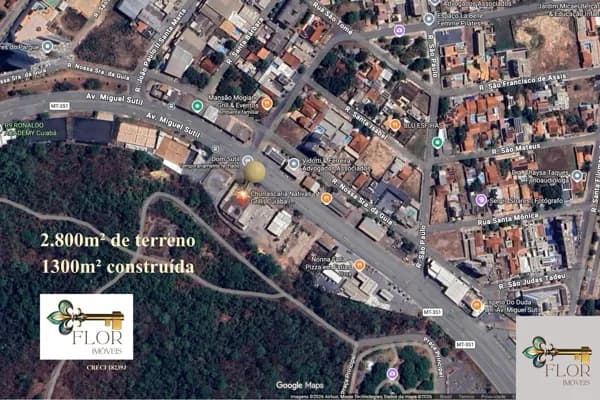 Imóvel Comercial na Av. Miguel Sutil – 2.800 m² de Terreno | Cuiabá