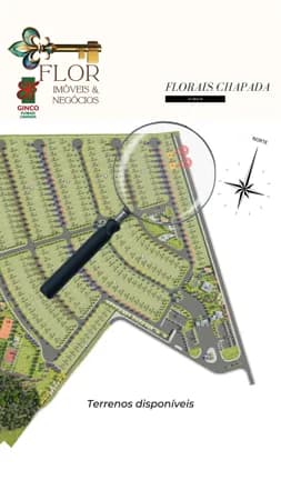 Terrenos à venda no Condomínio Florais Chapada – Chapada dos Guimarães, MT | 2 lotes de 300 m²