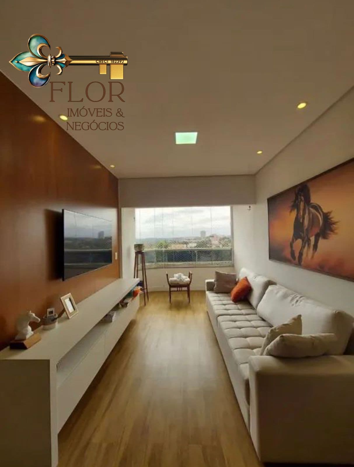 Apartamento à venda no Edifício Tom Jobim com vista para o Parque Mãe Bonifácia e 94m² – 3 quartos, moderno e completo