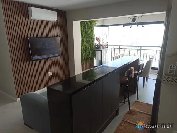 Apartamento Mobiliado 3 dorm 1 suite no Universo Tatuapé andar alto 810 mil