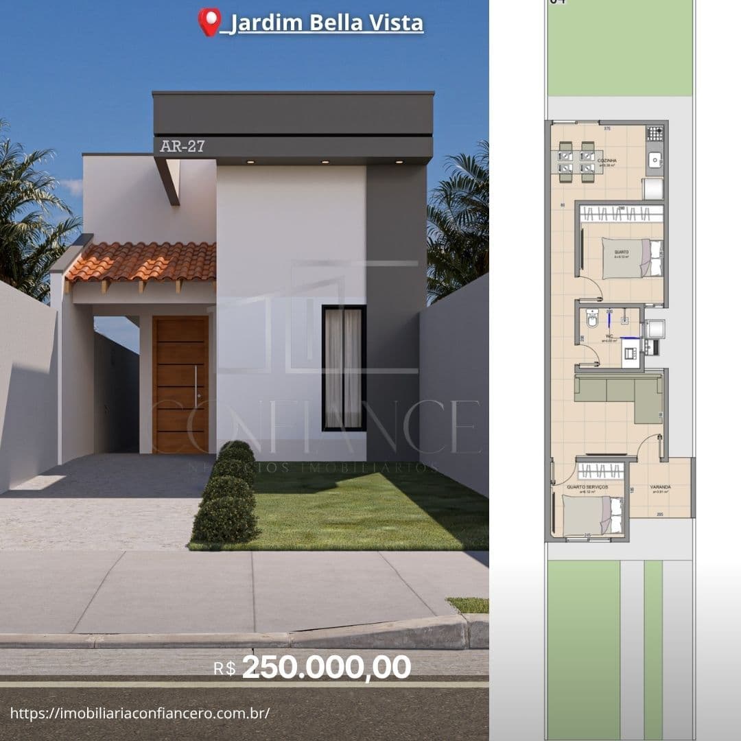 Casa em Jardim Bela Vista, Ariquemes/RO