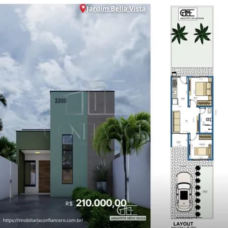 Casa em Jardim Bela Vista, Ariquemes/RO
