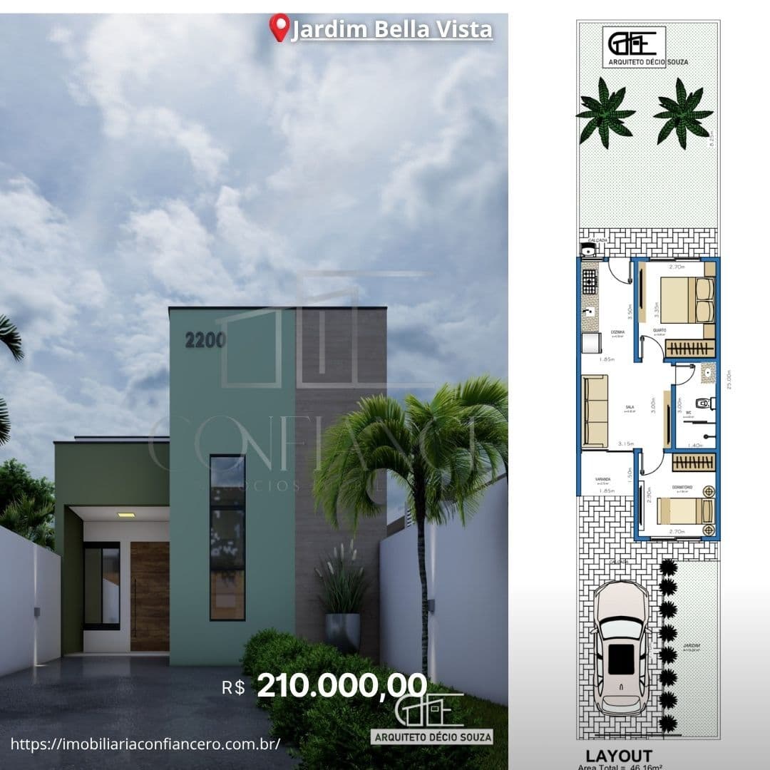 Casa em Jardim Bela Vista, Ariquemes/RO
