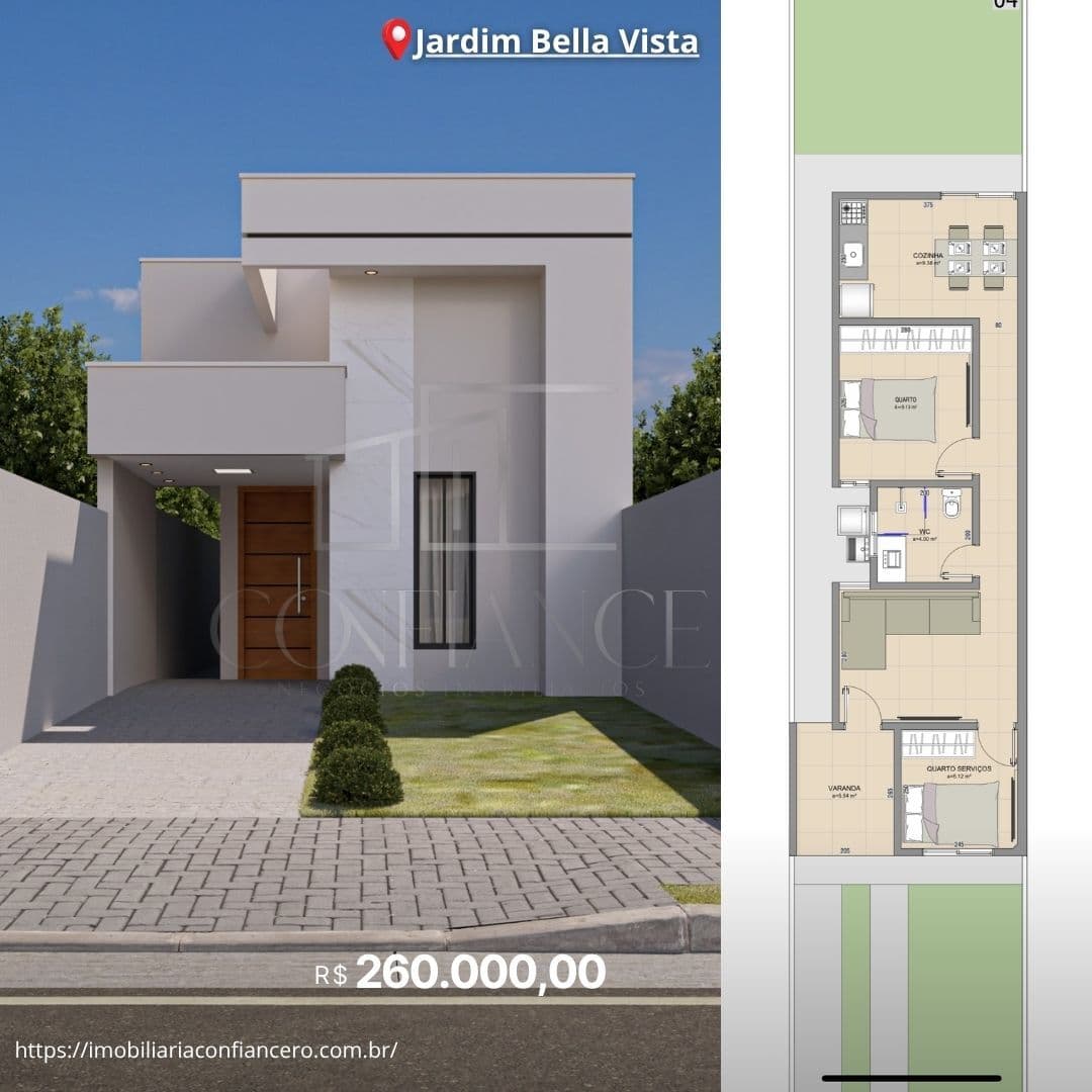 Casa em Jardim Bela Vista, Ariquemes/RO