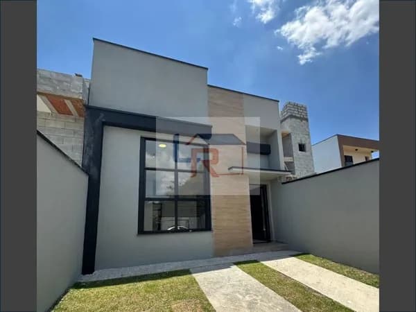 Maravilhosa Casa térrea recém construída de 91m² de área construída em um terreno de 201m²