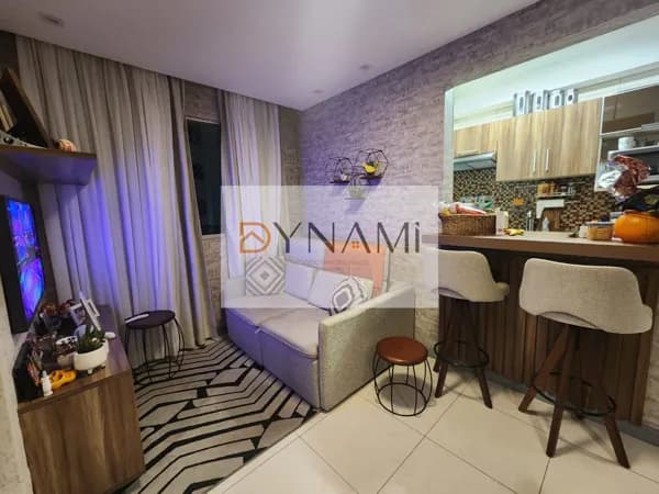 Maravilhoso apartamento mobiliado de 2 dormitórios no condomínio Spazio Mondrian