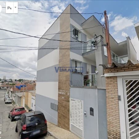 Casa em Condomínio fechado com 50,00 m2, com 2 dormitórios, 1 wc, sala, cozinha americana, a.