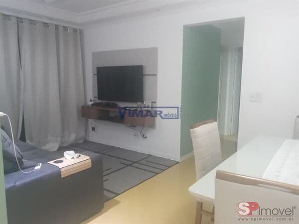 Apartamento Padrão na Vila Medeiros, com 2 dormitórios ( 1 suite|) 2 banheiros, 1 vaga coberta, 2 salas, cozinha, a.s, lazer completo.
